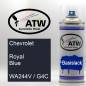 Preview: Chevrolet, Royal Blue, WA244V / G4C: 400ml Sprühdose, von ATW Autoteile West.